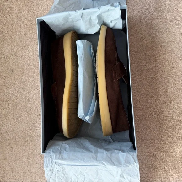 Prada Brown Suede Loafers - Picture 5 of 9